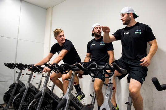 Rögles Lars Volden, Taylor Matson och Jordan Smotherman