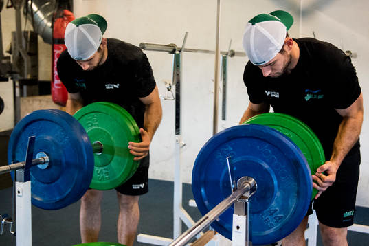 Rögles Jordan Smotherman i gymmet