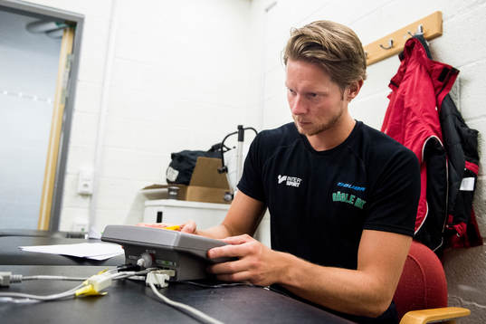 Rögles sjukgymnast Markus Pettersson