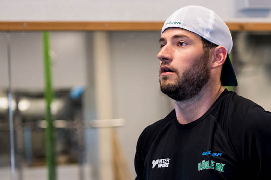 Rögles Jordan Smotherman i gymmet