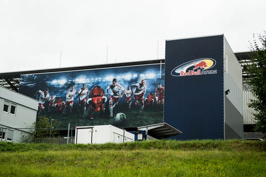 Exteriör på Red Bull Arena