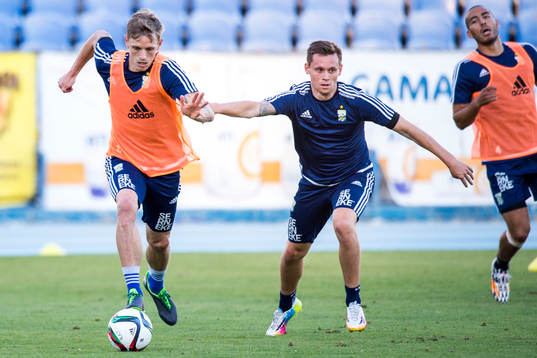 IFK Göteborgs Sören Rieks och Jakob Ankersen