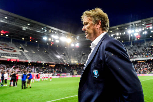 Malmö FFs tränare Åge Hareide deppar
