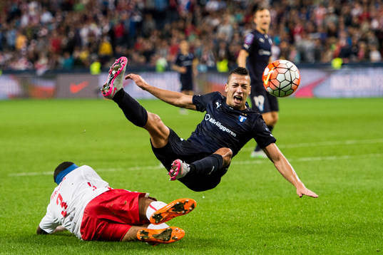 Bläddra bland fler bilder av Fotboll, Champions League, Kval, Salzburg - Malmö FF
