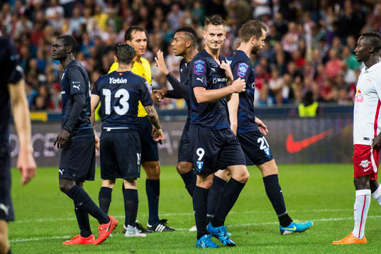 Malmö FFs Markus Rosenberg deppar