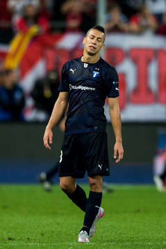 Malmö FFs Nikola Djurjic deppar