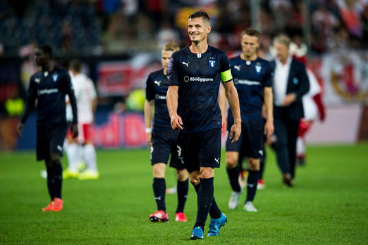 Malmö FFs Markus Rosenberg deppar
