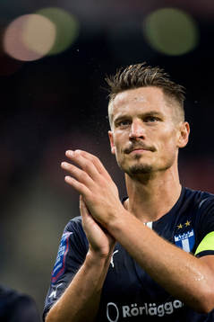 Malmö FFs Markus Rosenberg tackar publiken
