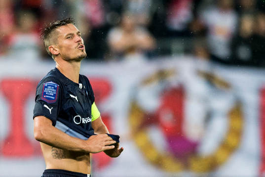Malmö FFs Markus Rosenberg deppar