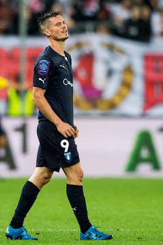 Malmö FFs Markus Rosenberg deppar