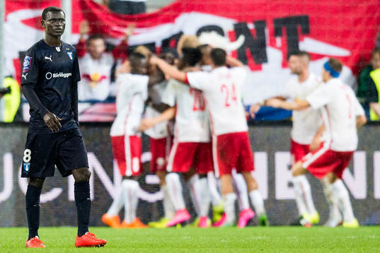 Malmö FFs Enock Kofi Adu deppar