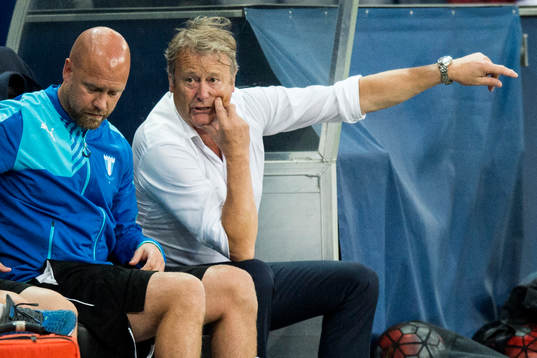 Malmö FFs assisterande tränare Olof Persson och tränare