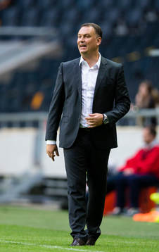 Atromitos tränare Giorgos Parashos
