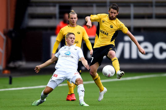 Odds Thomas Grögaard och Elfsborgs Marcus Rohdén