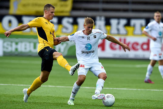 Elfsborgs Viktor Claesson och Odds Thomas Grögaard