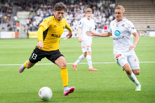 Elfsborgs Arber Zeneli och Odds Thomas Grögaard