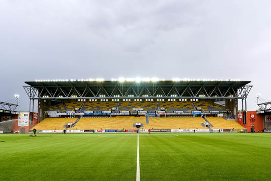 Borås Arens före en fotbollsmatch i Europa League mellan