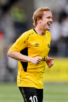 Elfsborgs Simon Lundevall jublar