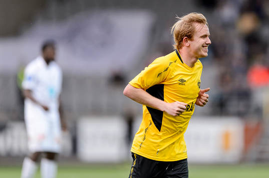 Elfsborgs Simon Lundevall jublar