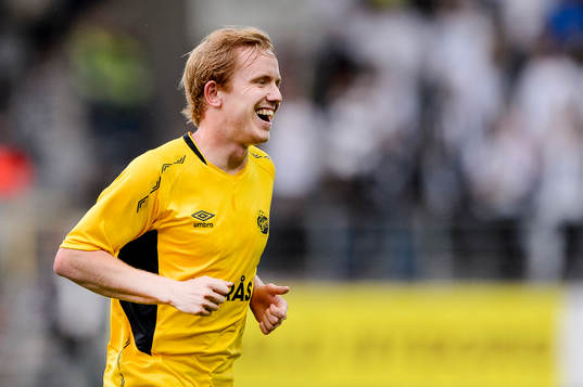 Elfsborgs Simon Lundevall jublar
