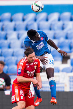 IFK Göteborgs Gustav Svensson och Belenenses Camará