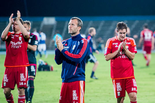 IFK Göteborgs Mikael Boman, Hjalmar Jonsson och Victor