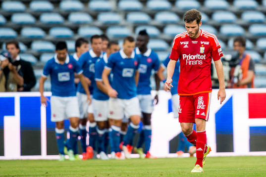 IFK Göteborgs Emil Salomonsson deppar när Belenenses