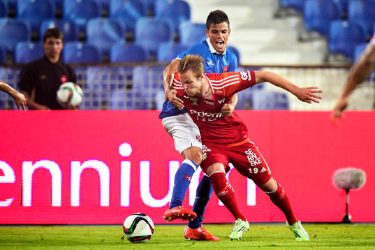 IFK Göteborgs Gustav Engvall och Belenenses André Geraldes