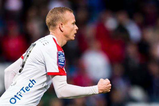 Kalmars Tobias Eriksson jublar