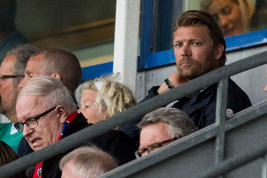 Sveriges fotbollslandslagets player manager Marcus Allbäck