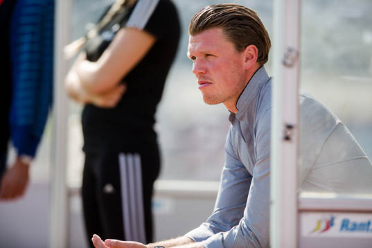 Ängelholms tränare Christian Järdler