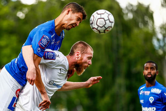 Malmö FFs Jo Inge Berget och Åtvidabergs Mauricio