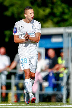 Malmö FFs Nikola Djurjic firar