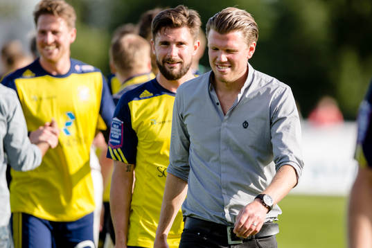 Ängelholms tränare Christian Järdler