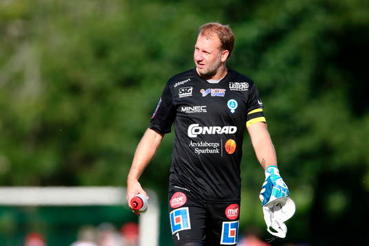 Åtvidabergs målvakt Henrik Gustavsson