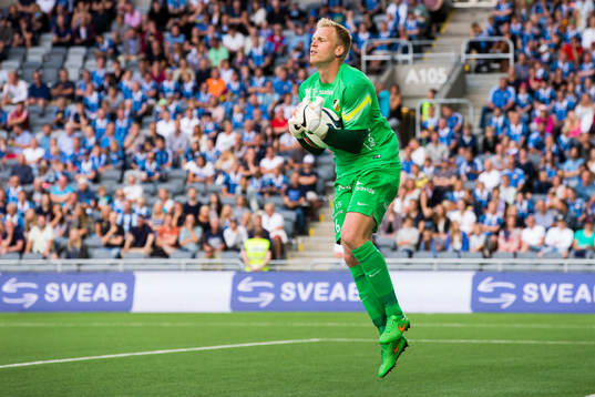 Häckens målvakt Peter Abrahamsson