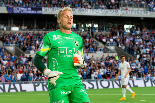 Häckens målvakt Peter Abrahamsson