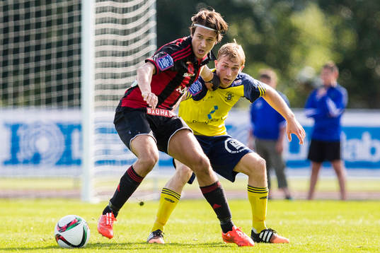 Brommapojkarnas Stefano Vecchia Holmquist och Ängelholms