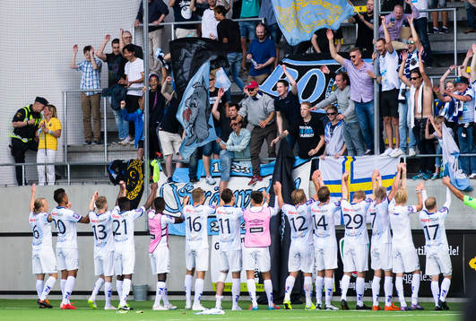 Gefles spelare tackar fansen