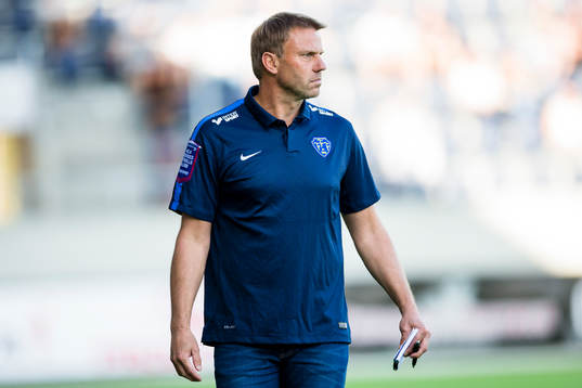 Falkenbergs tränare Hans Eklund