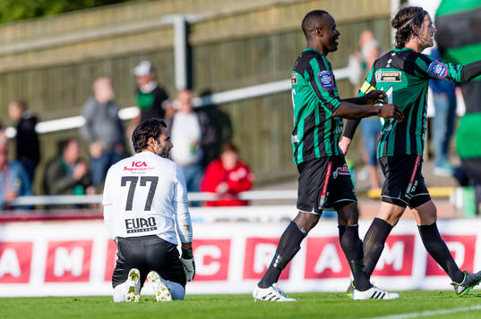 Frej Täbys målvakt Marko Atanackovic deppar