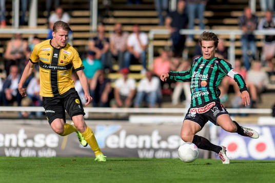 Frej Täbys Daniel Theorin och Varbergs Elias Andersson