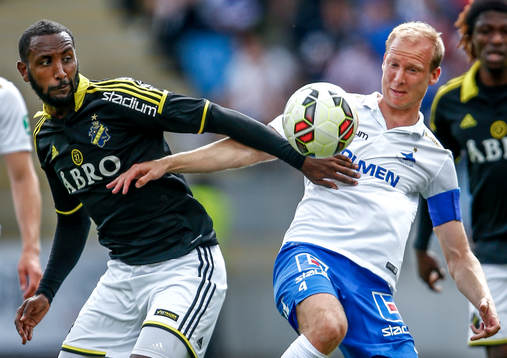 s Henok Goitom och Norrköpings Andreas Johansson