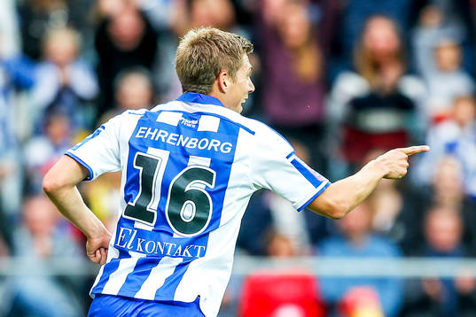 IFK Göteborgs Mikael Boman firar 2-0
