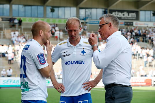Norrköpings Daniel Sjölund, Andreas Johansson och