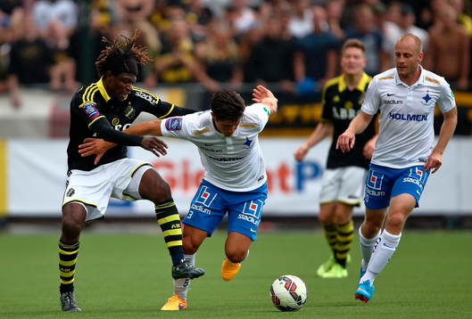 s Mohamed Bangura, Norrköpings David Boo Wiklander och