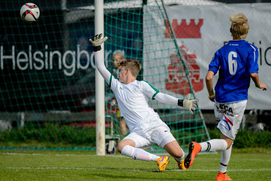 under finalen i fotbollsmatchen i Eskilscupen pojkar P16