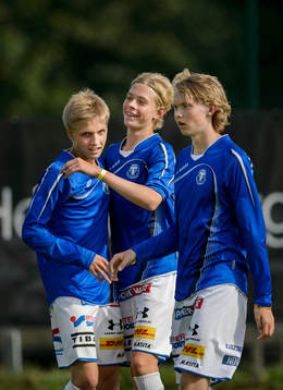 under finalen i fotbollsmatchen i Eskilscupen pojkar P16