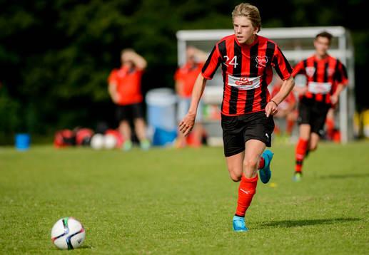 under finalen i fotbollsmatchen i Eskilscupen pojkar P16