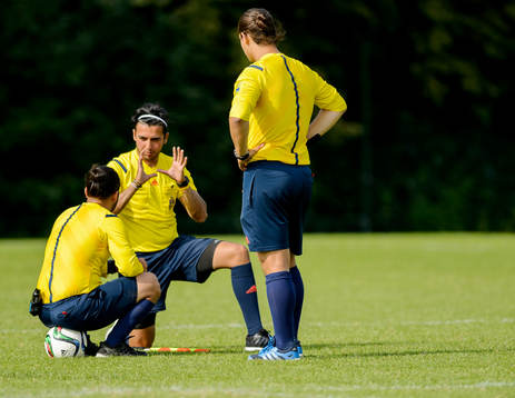 under finalen i fotbollsmatchen i Eskilscupen pojkar P16